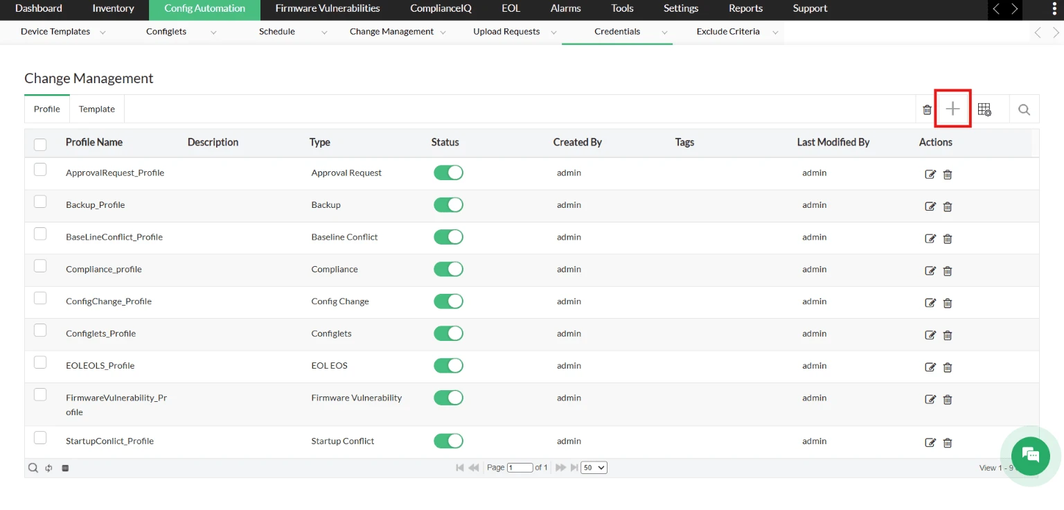 Add a profile in NCM