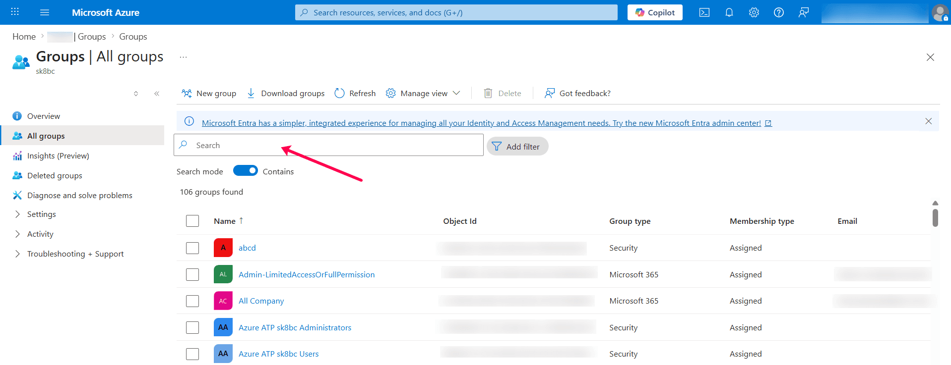 Updating the group owner in Microsoft Entra ID