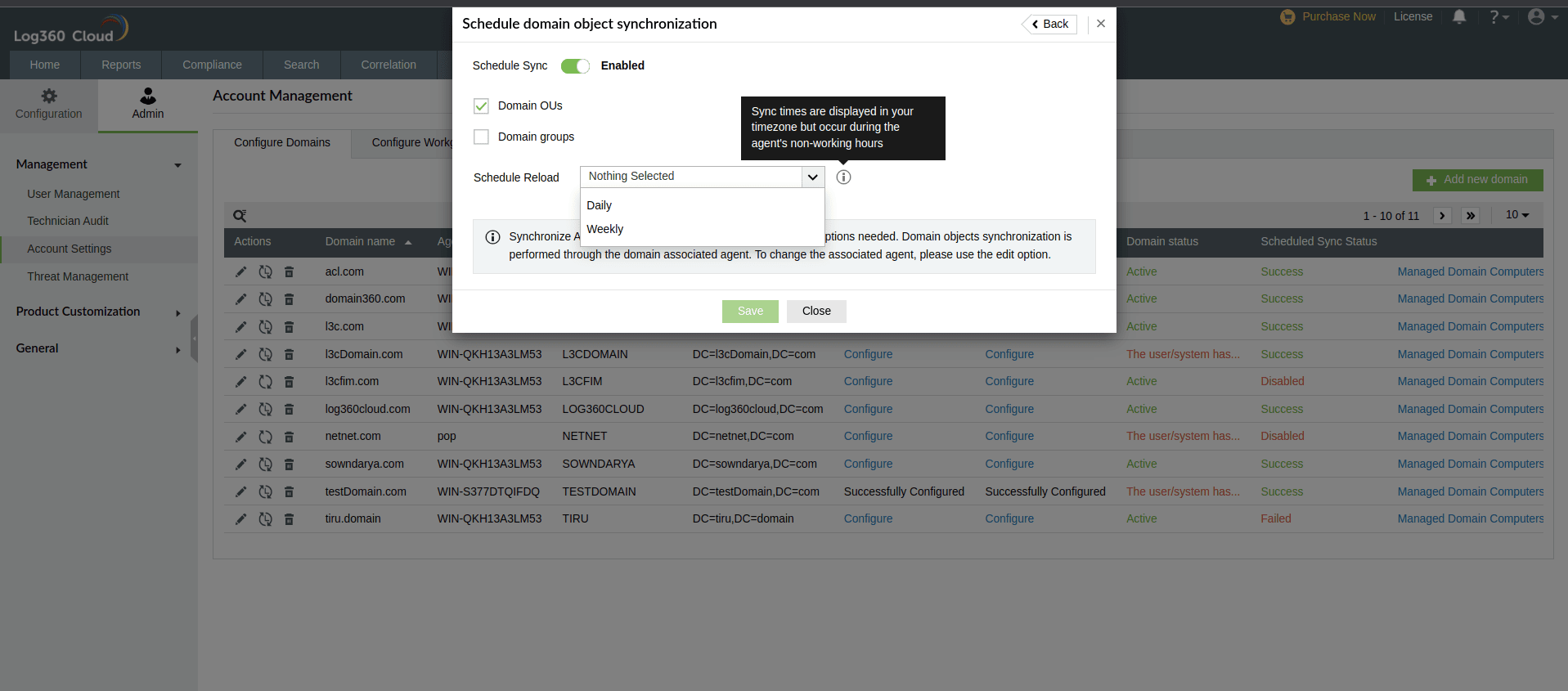 reload-domain-objects
