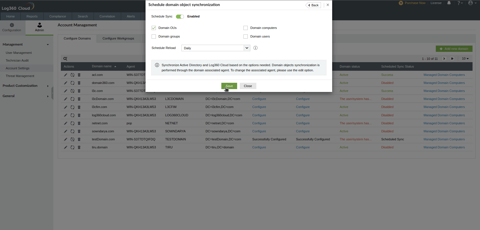 reload-domain-objects
