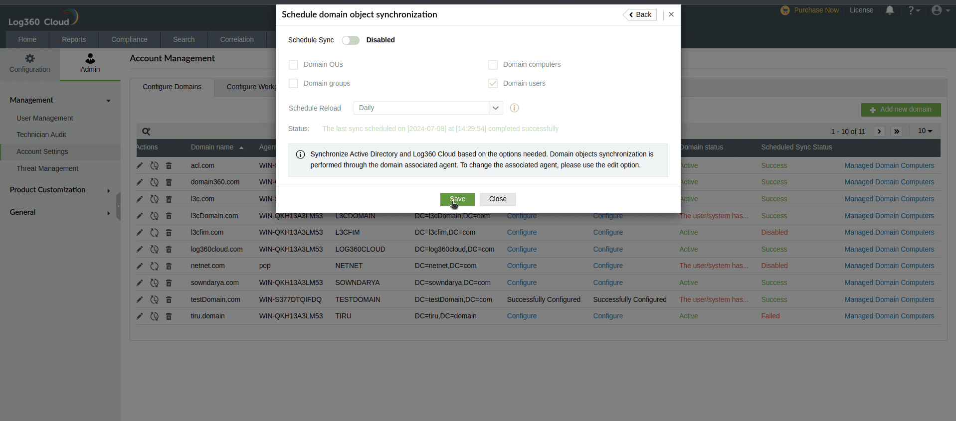 reload-domain-objects