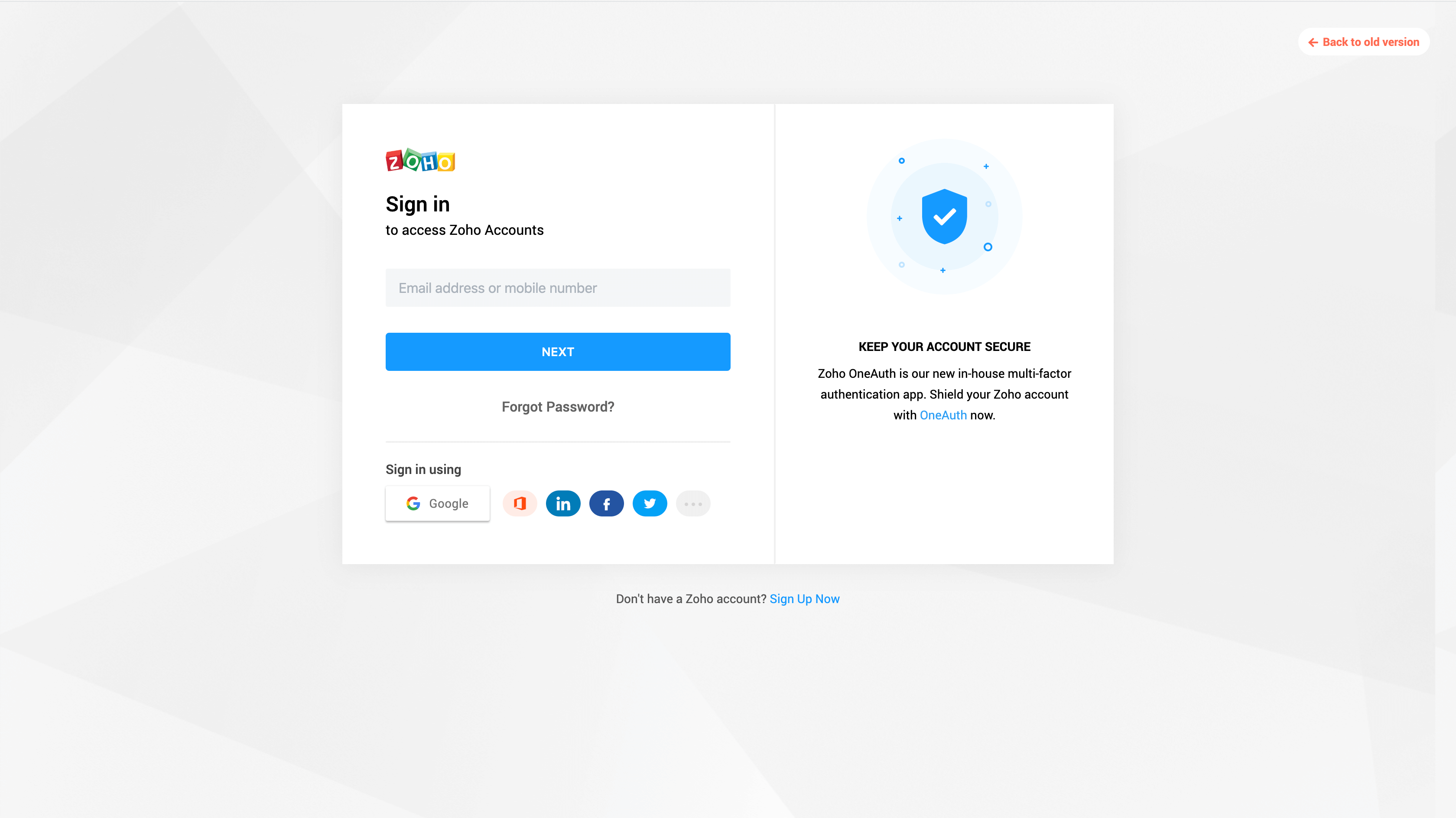 Signing in to Log360 Cloud