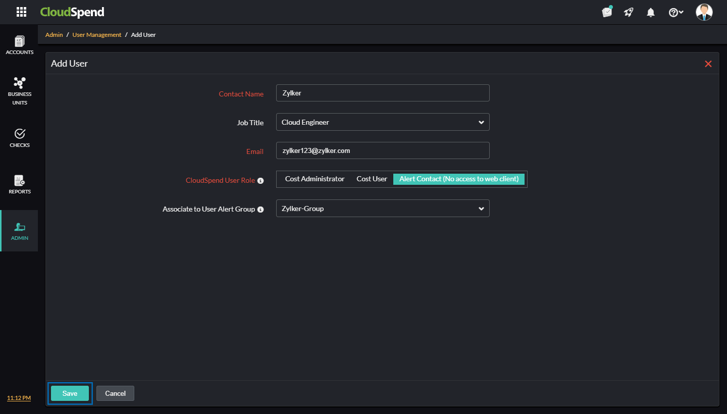 add-user-page Add User Details