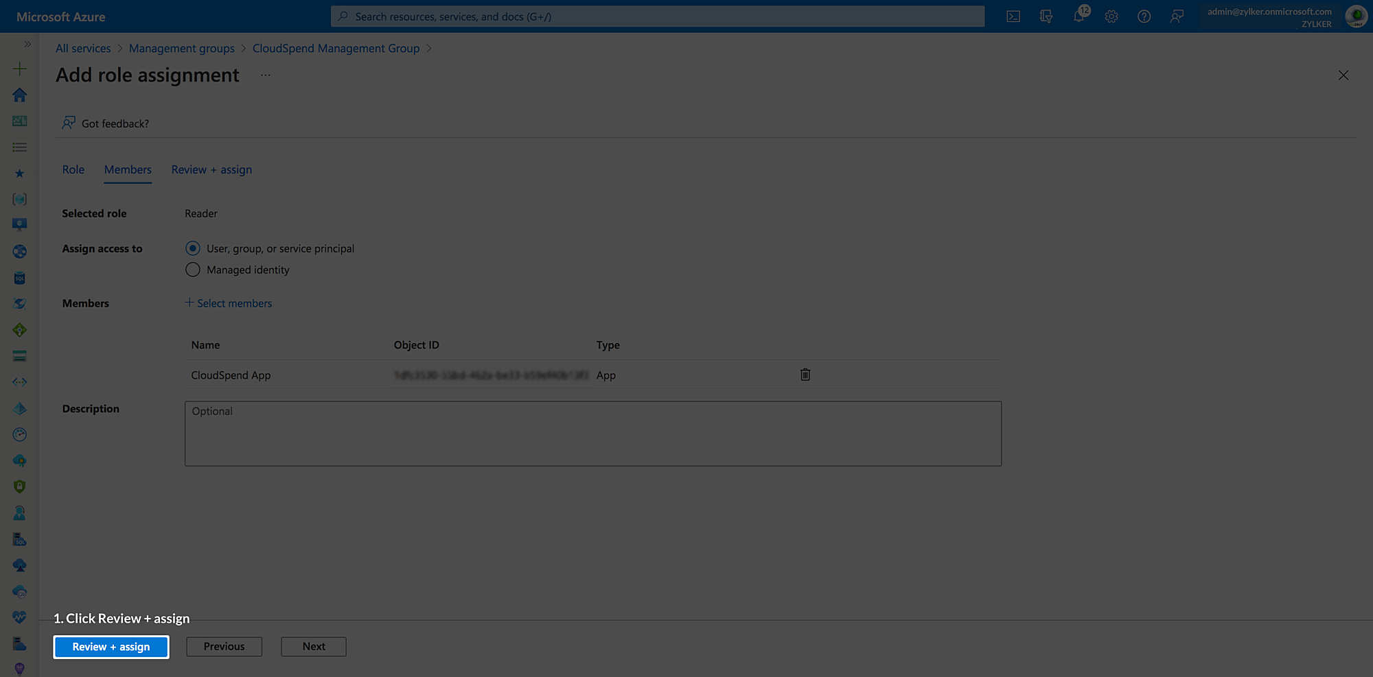 azure-review12 review and assign