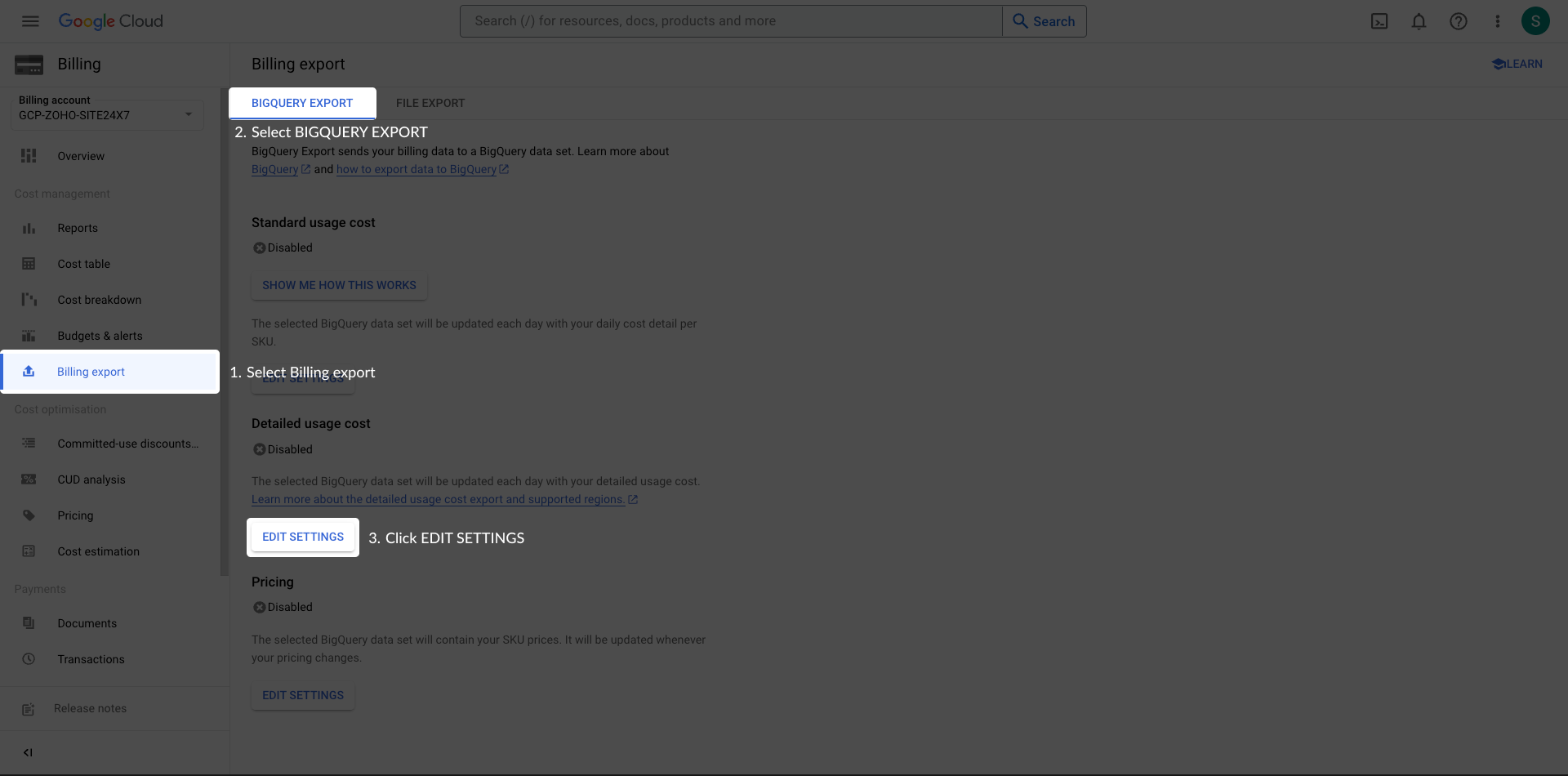 bigquery-export-tab bigquery export