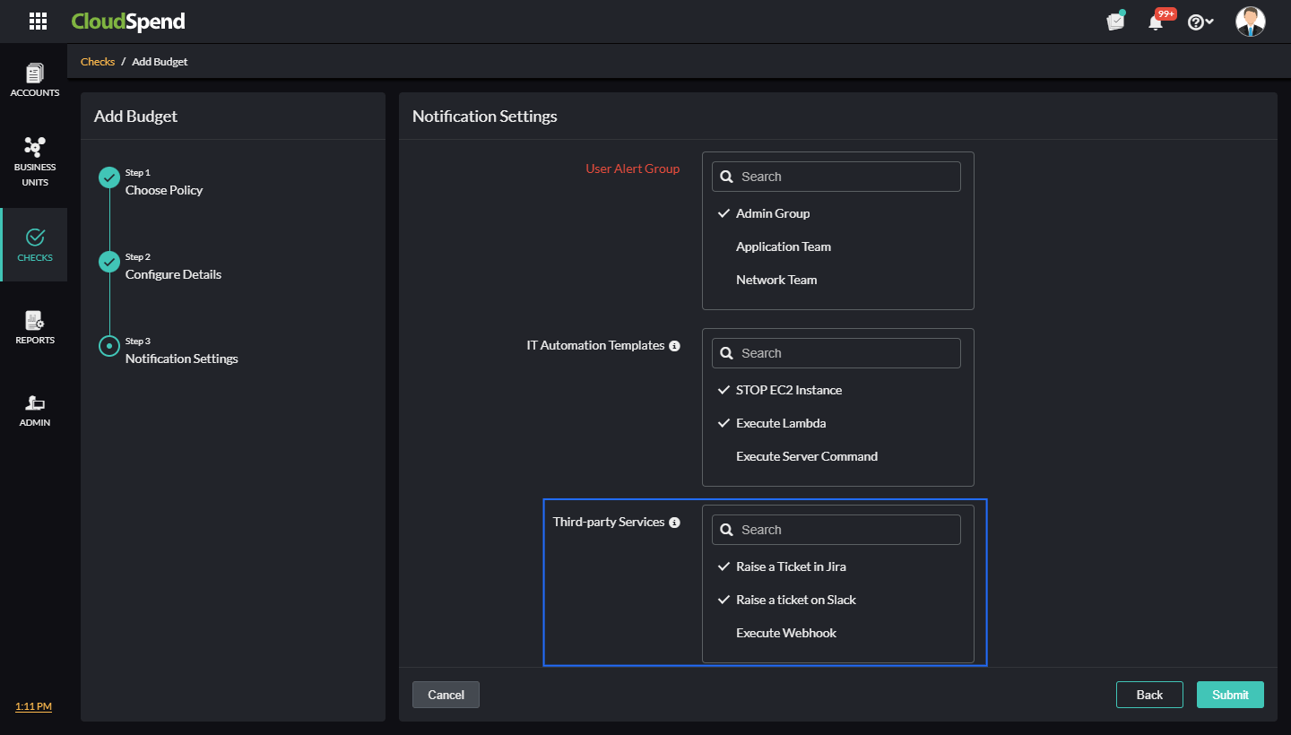 budget-third-party third party services