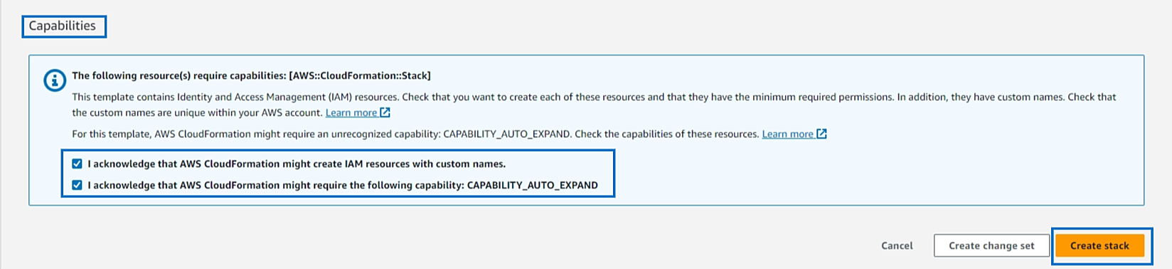 cf-create-stack create stack