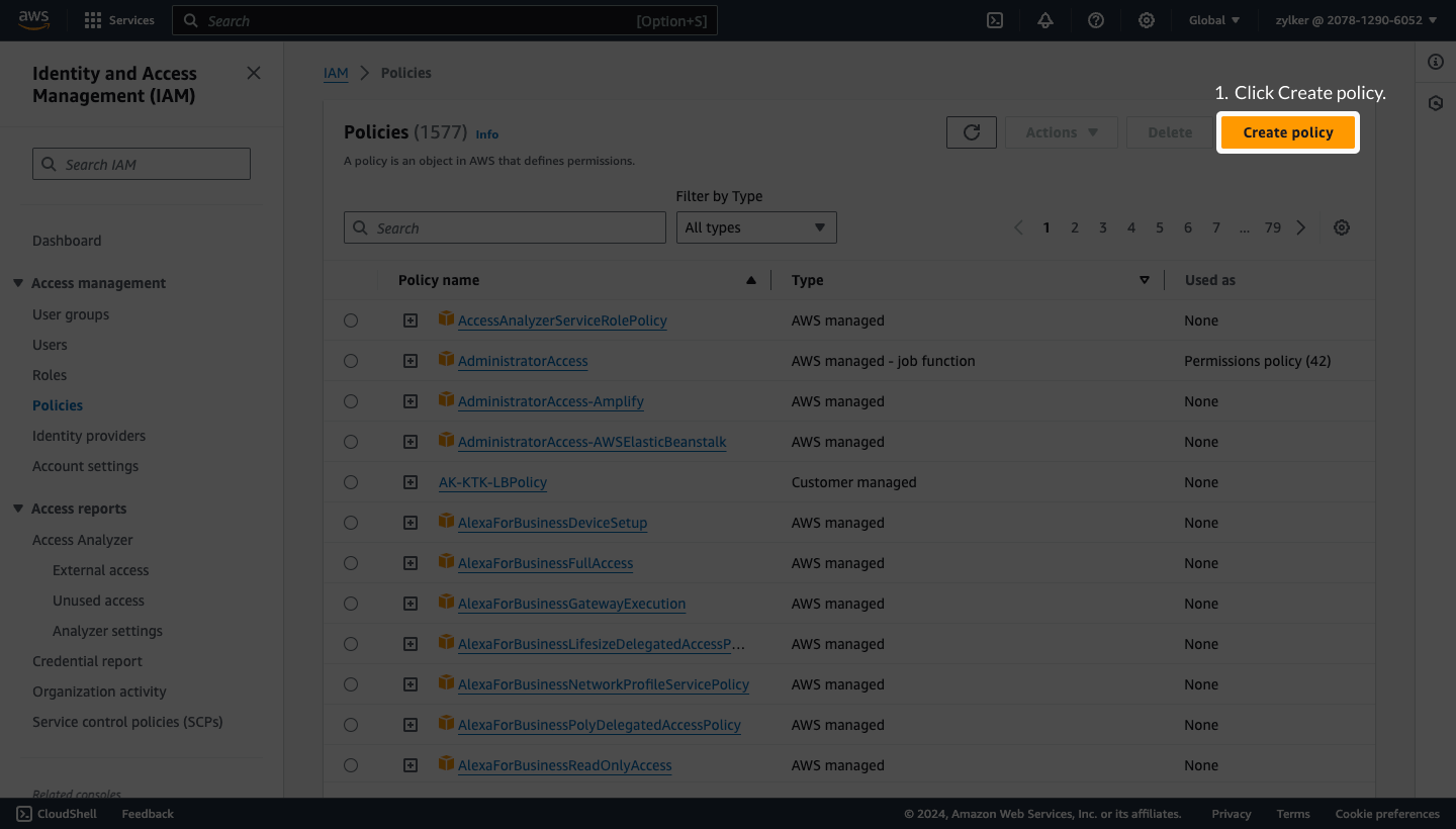 create-policy Create policy