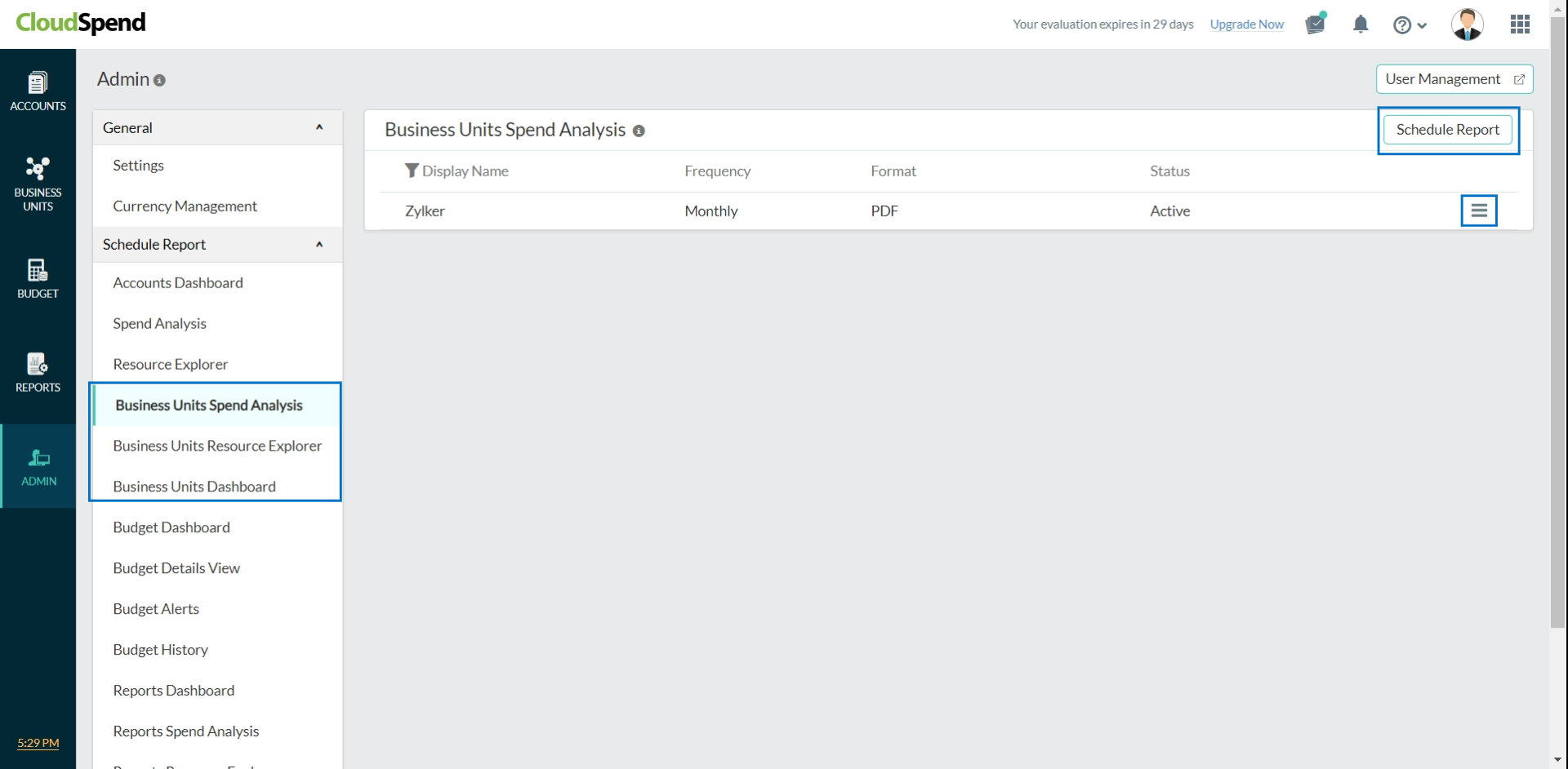 cs-bu-admin BU Admin dashboard