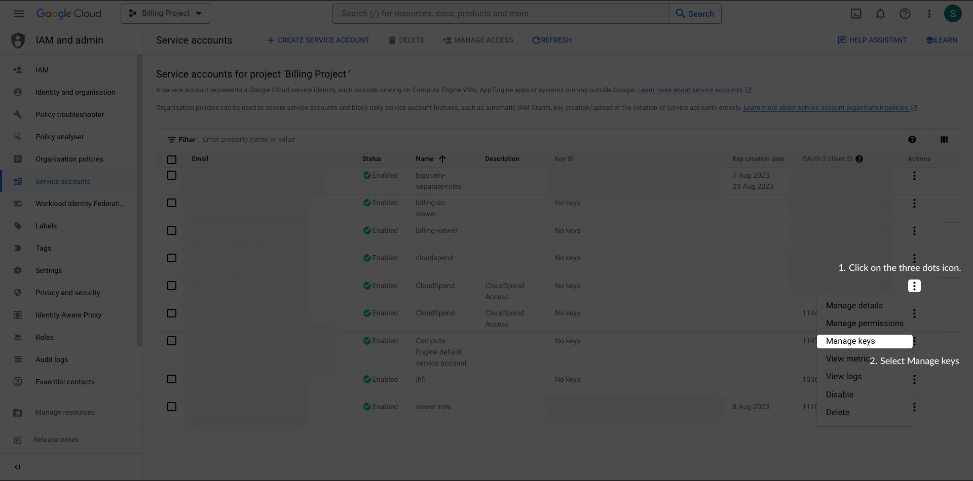 manage-keys manage keys
