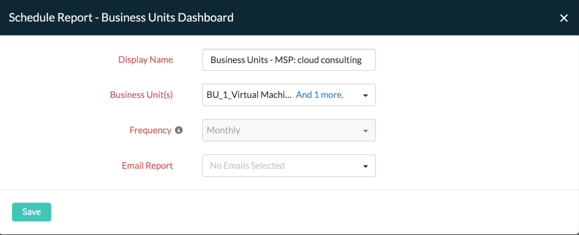 schedule-report-figsix Schedule Reports for a BU