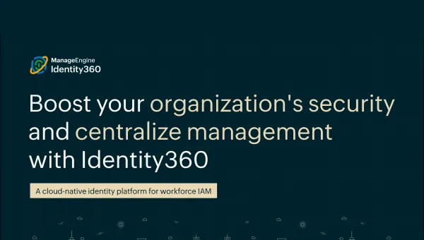 Identity360 overview slide deck