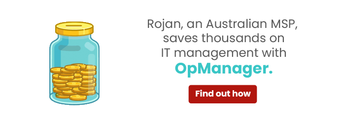 Rojan Australia MSP case study OpManager