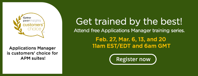 Applications Manager free training series