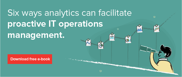 Six ways analytics can facilitate proactive IT operations management.