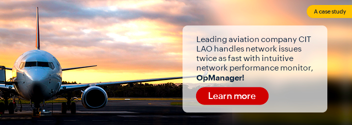 OpManager assists CIT LAO in achieving enhanced performance and consistent uptime - Learn more