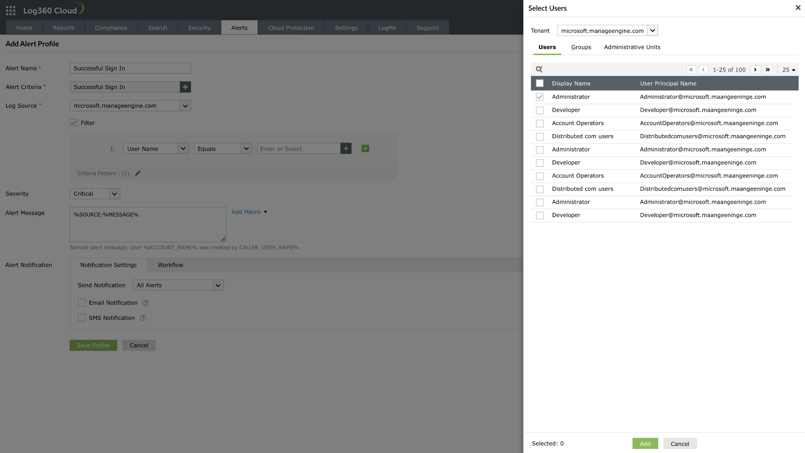 Tuning detection rules only to monitor real threats
