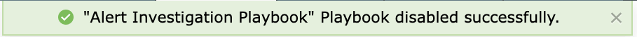 Manage playbooks