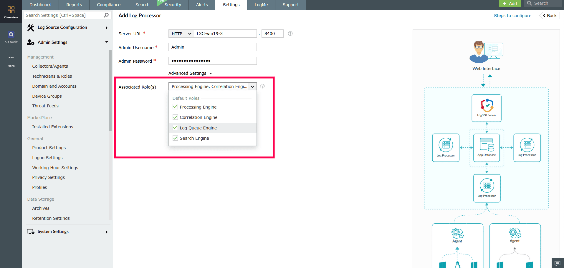 Configuring Log Processors