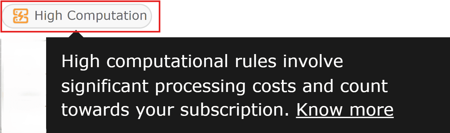 Create an advanced rule