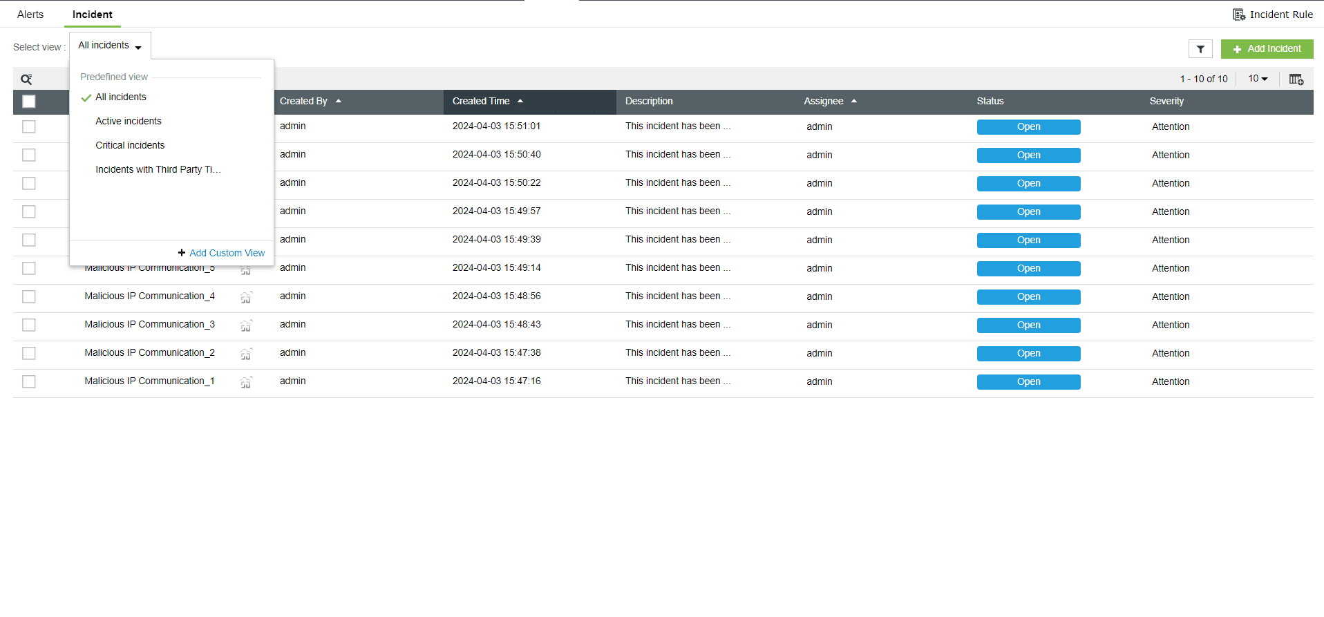 Steps to map reports as incidents