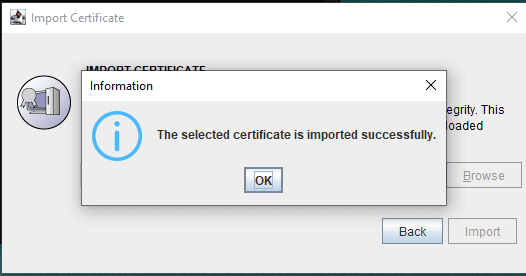 Certificate Sync Success