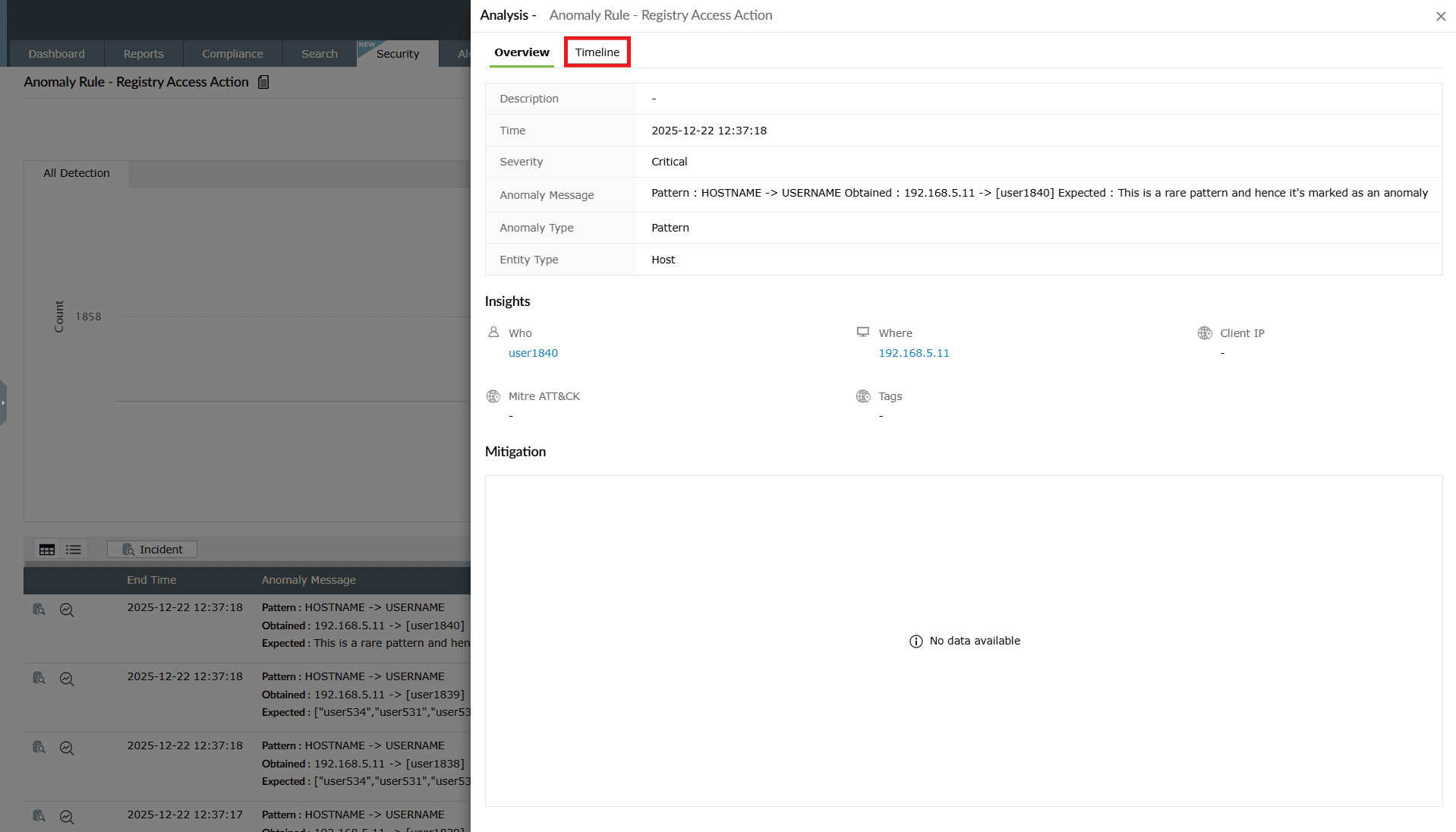 Rule scheduled reports in the manage rules module