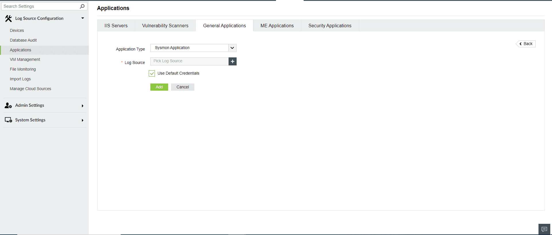 Sysmon Application