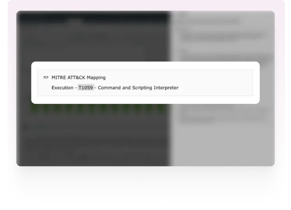 MITRE ATT&CK® mapping