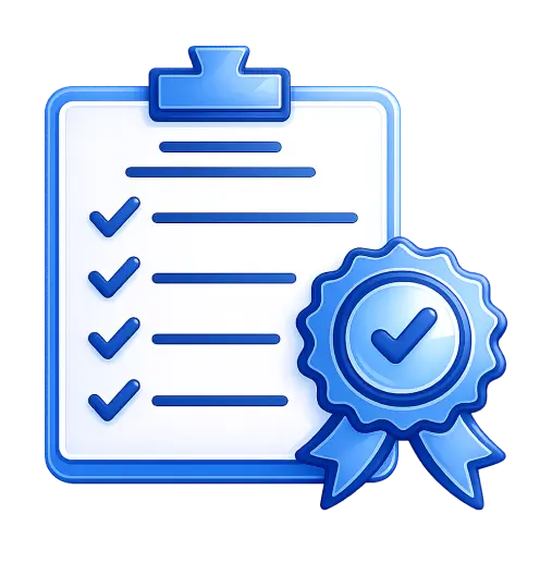 Compliance management checklist illustration