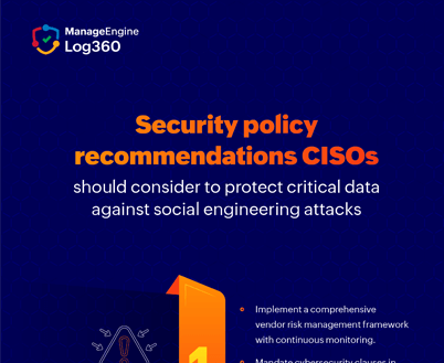 Security policy recommendations CISOs