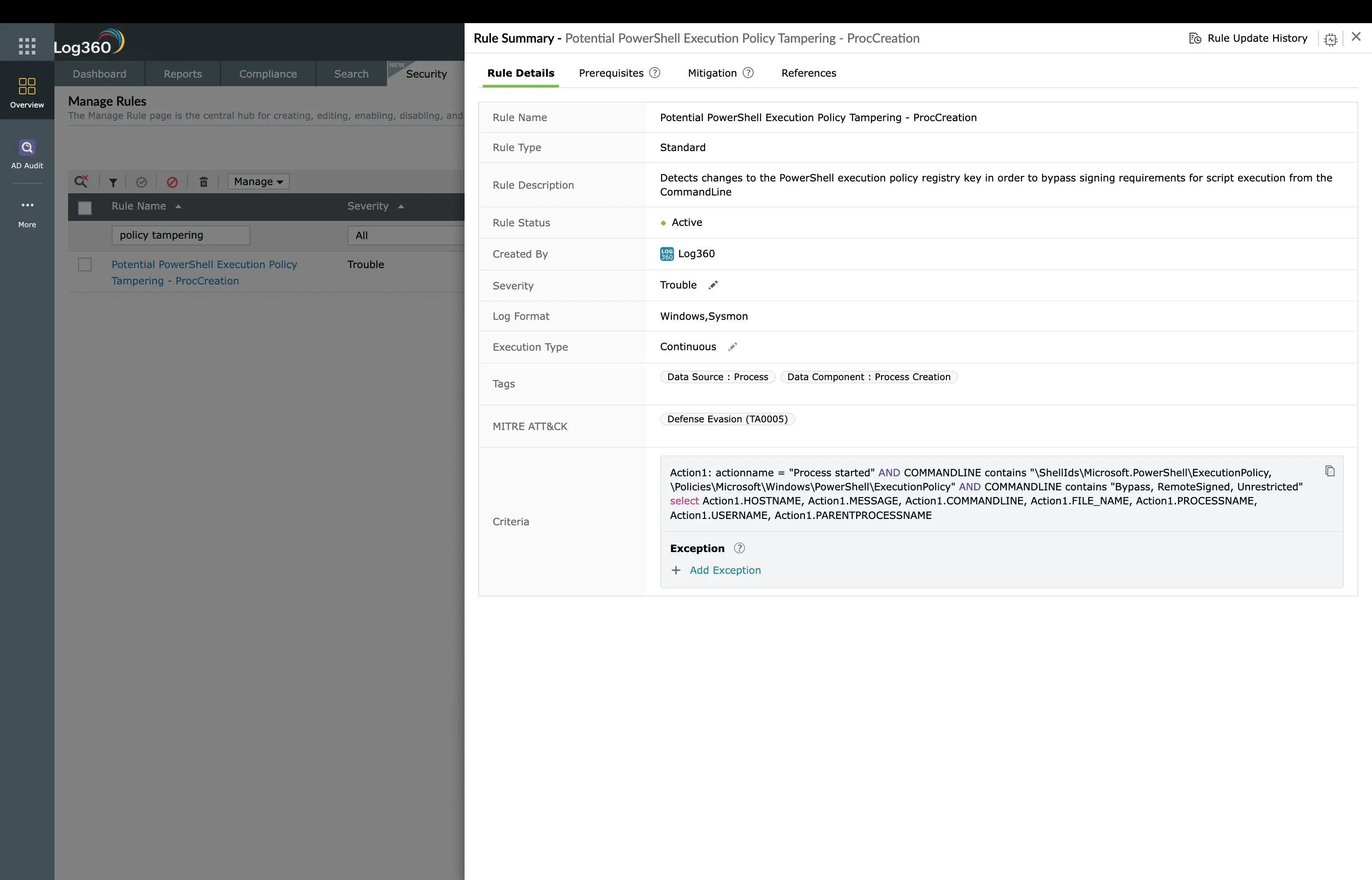 Stage 1: Payload delivery and policy tampering