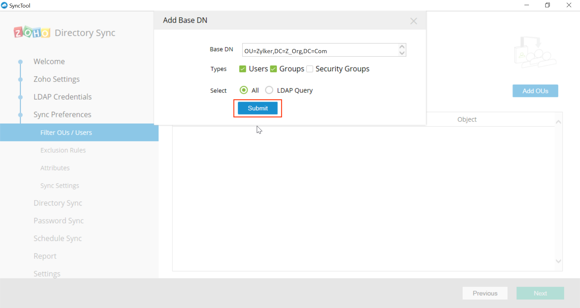 Microsoft Active Directory Integration Step 24