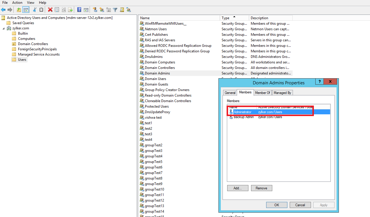 Microsoft Active Directory Integration Step 18
