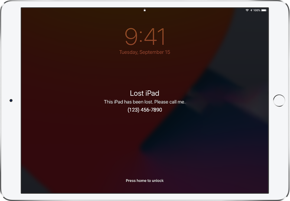 Lost Mode with iPad device management software