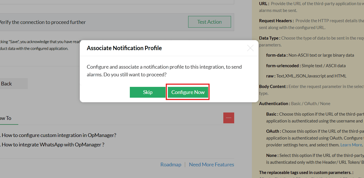 associate-notification-profile-in-opmanager