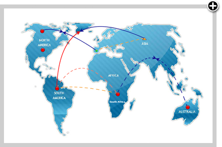Global Network Maps