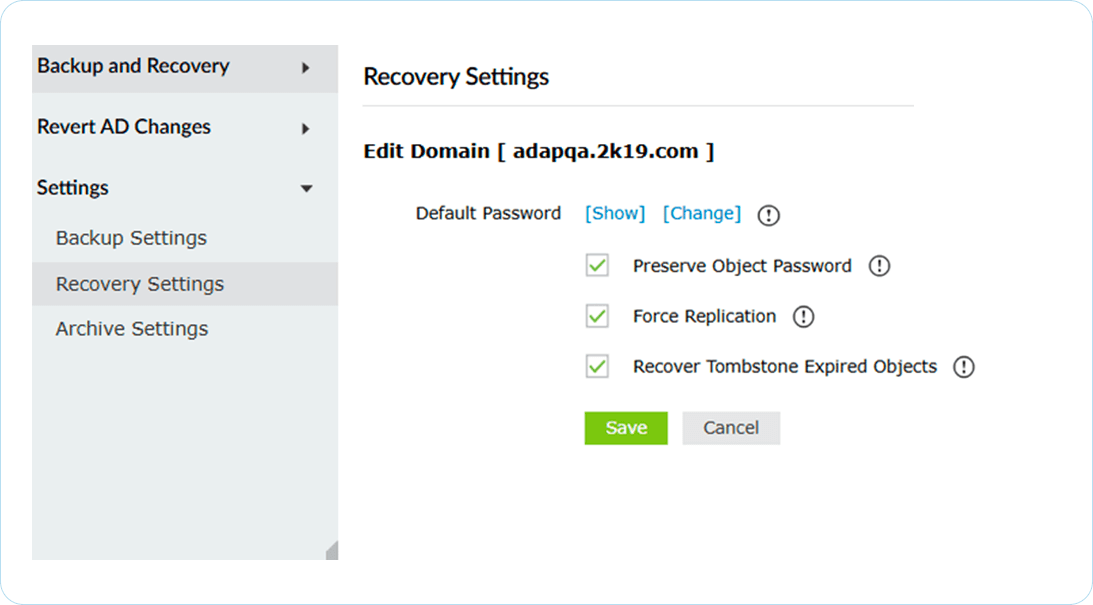 Leverage bulk AD restoration