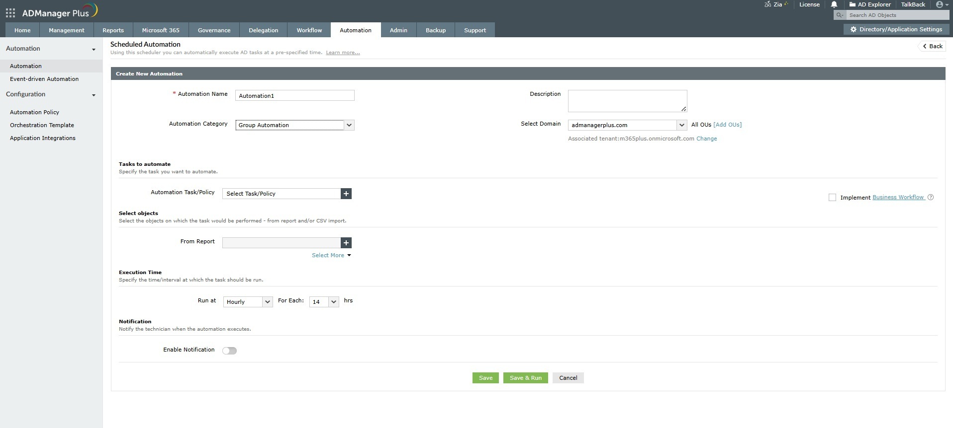 How to automate group management in Active Directory using ADManager Plus