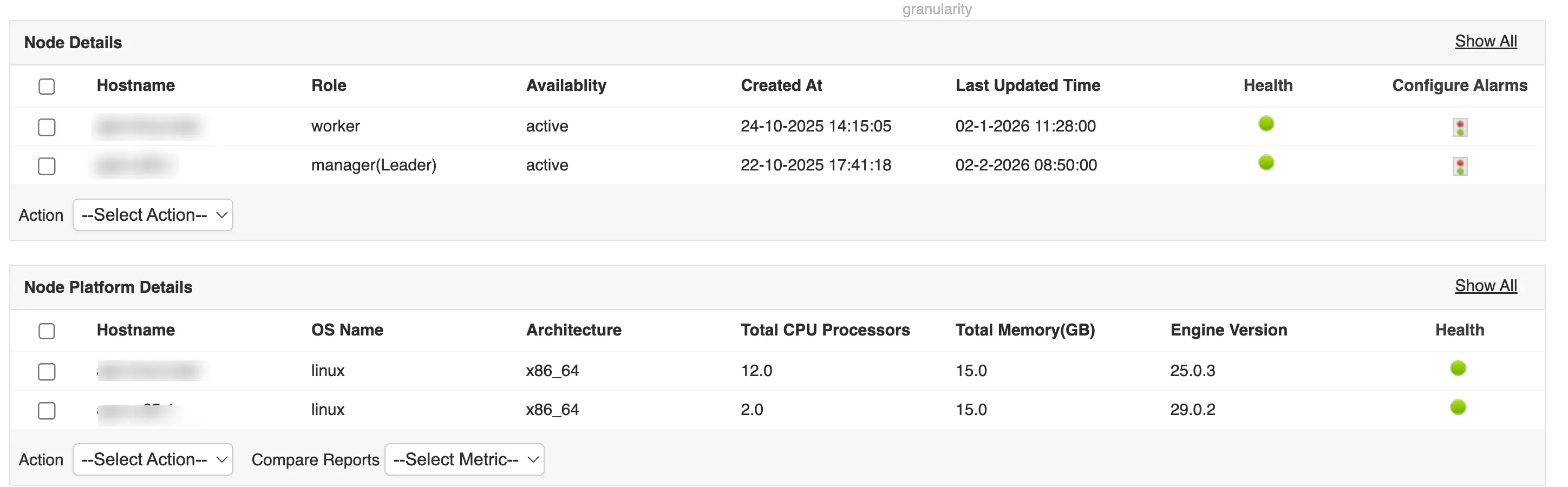  Docker Swarm Monitoring - ManageEngine Applications Manager