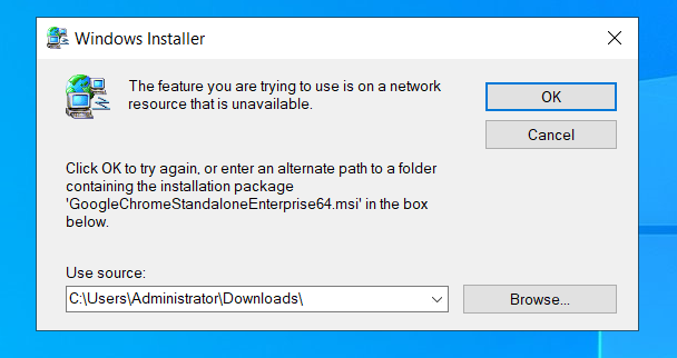 Error 1612 Error 1612