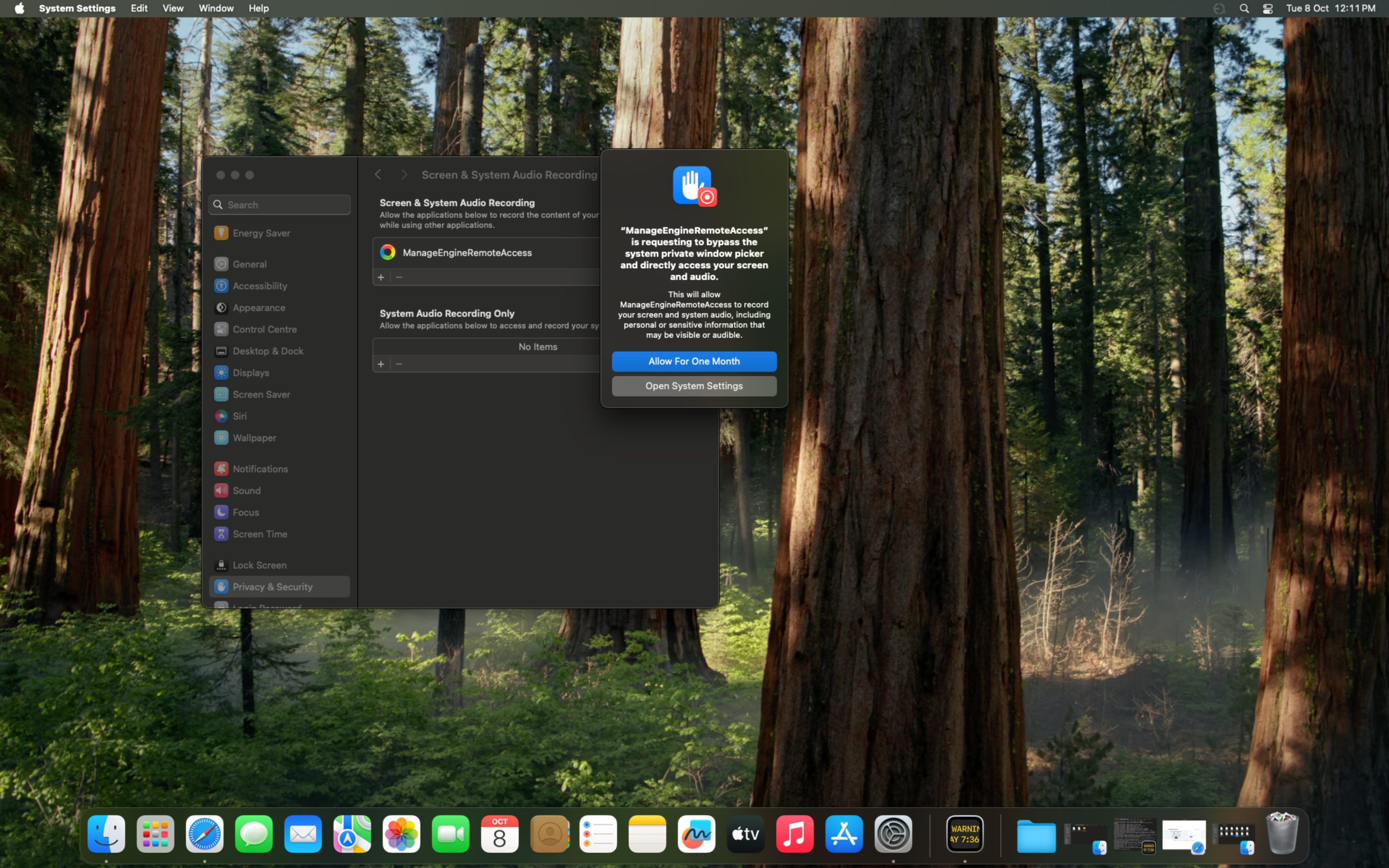 Bypass System Private Window Picker Permission