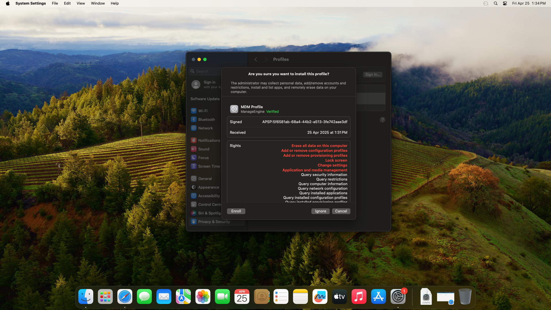 Verified profile and agent