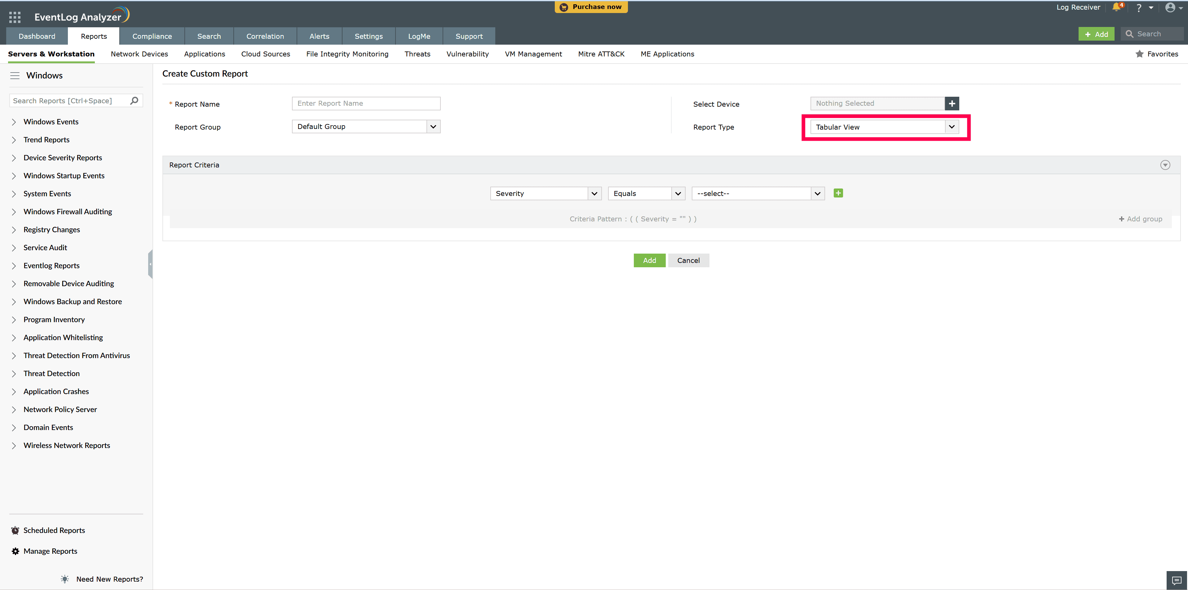 Custom Report Widget