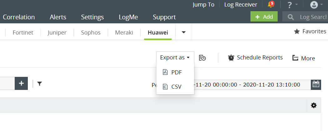 Reports for Huawei Devices
