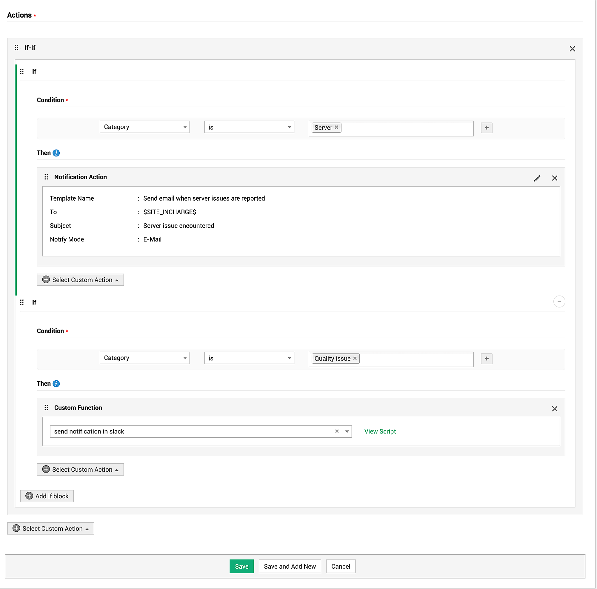 requests custom triggers 10