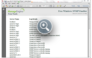 View the latest logs