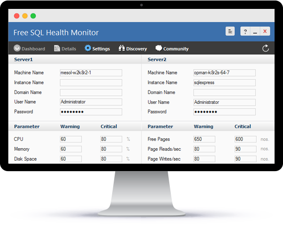 MS SQL Monitoring - ManageEngine Free Tools