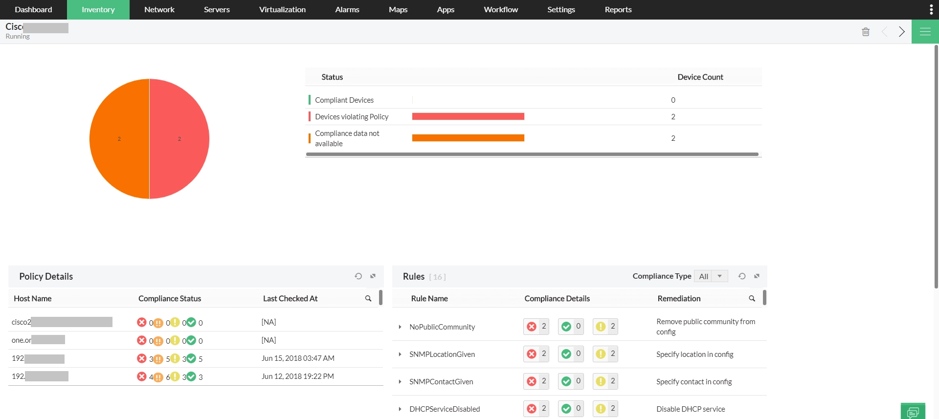 IT Infrastructure Management System - ManageEngine OpManager Nexus