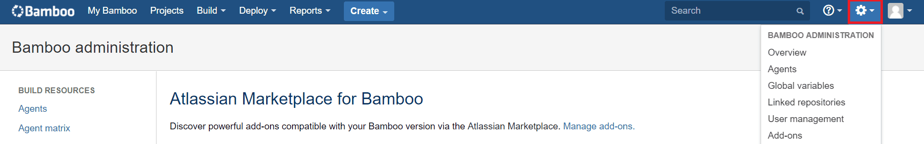 Atlassian Bamboo